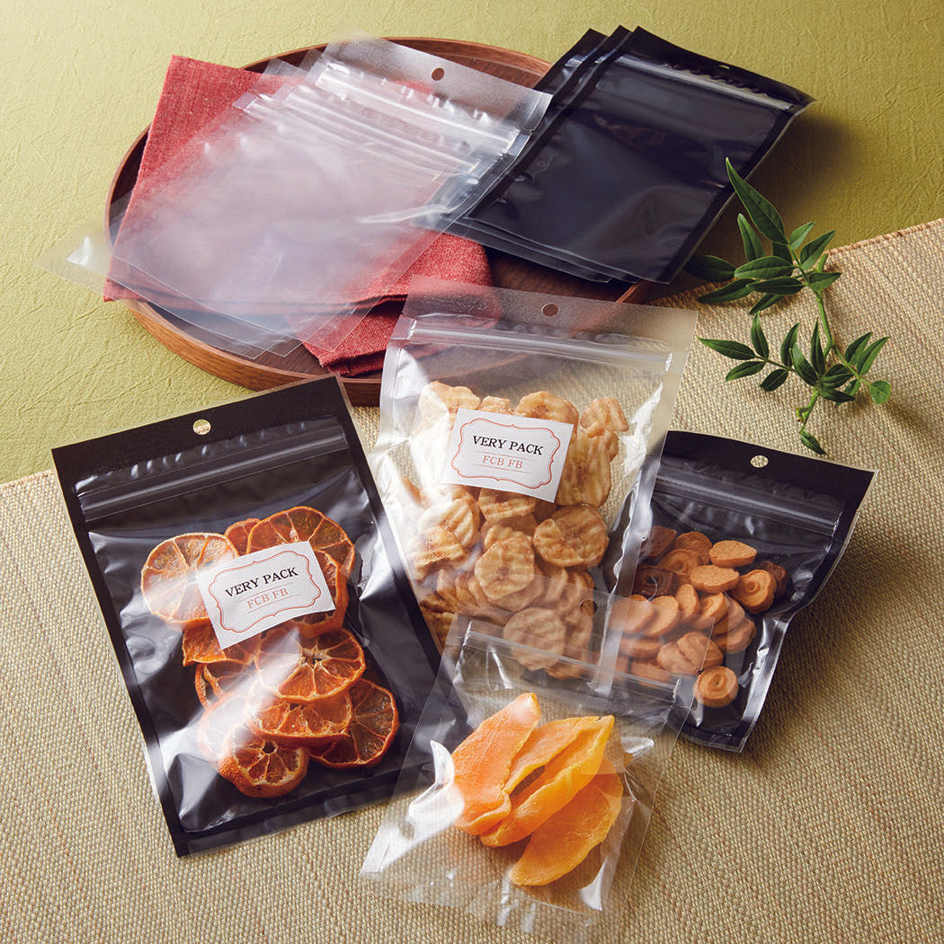 【FCB(透明)】チャック付三方袋バリアOP#20//CPP#40