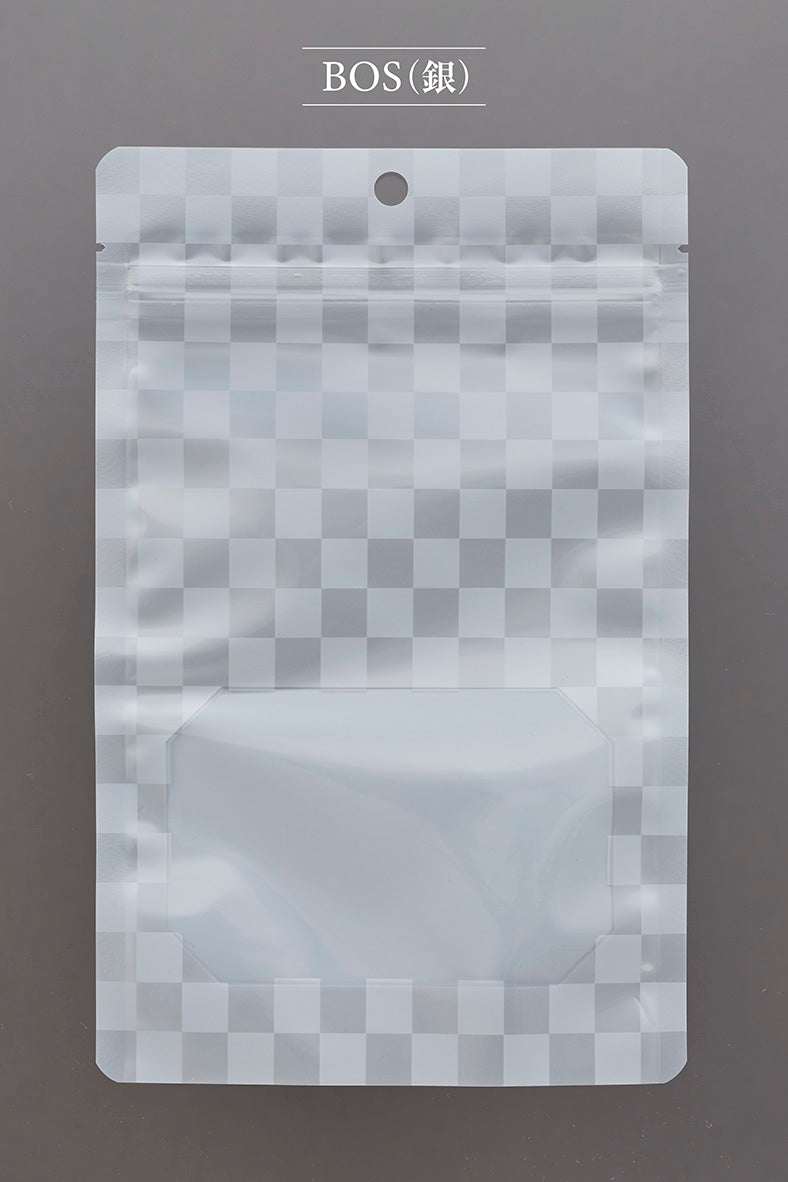 【BOW・BOB・BOG・BOS】チャック付三方袋OPP#20//CPP#50