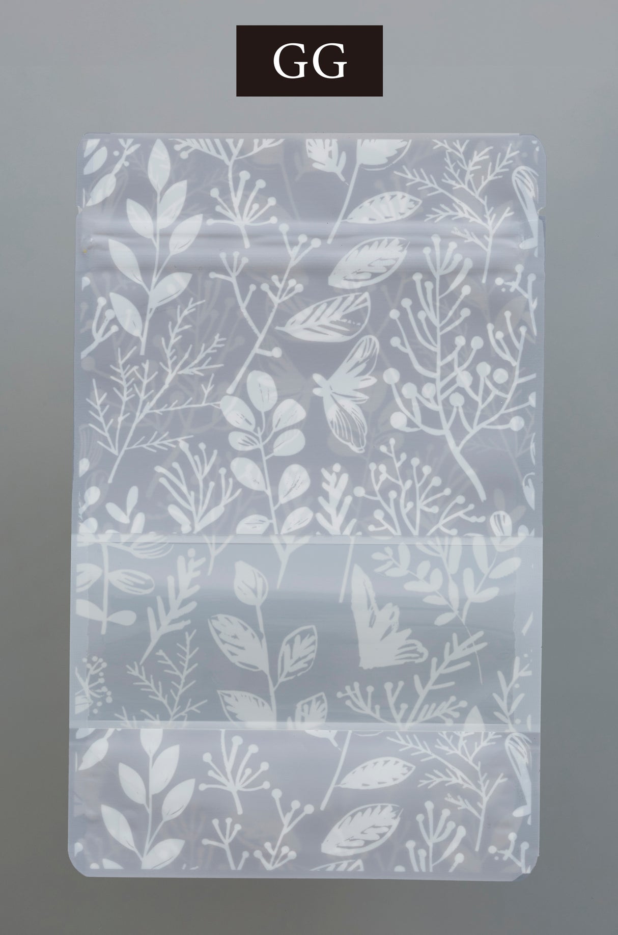 【GG・GW】チャック付スタンドパック袋OP#20//透明蒸着PET#12//CP#50