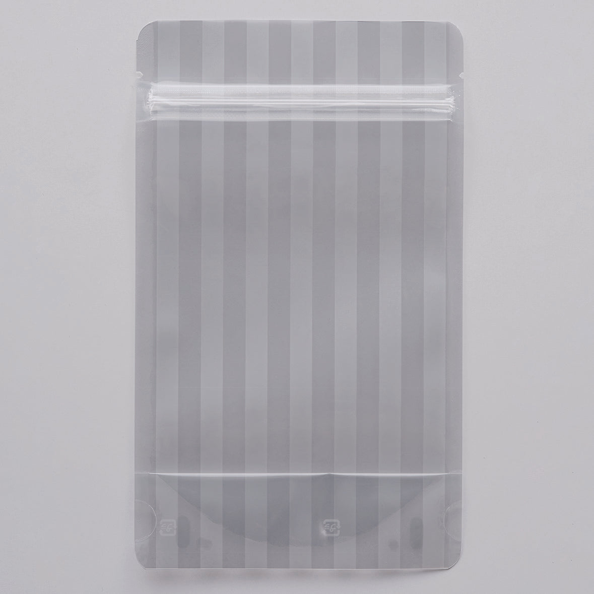 【MMS】チャック付スタンドパック袋OP#20//透明蒸着PET#12//CP#50