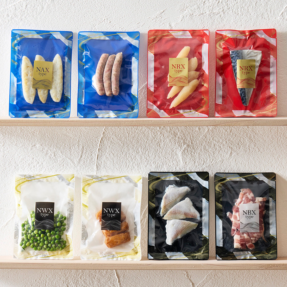 【NAX】【NRX】【NWX】【NBX】三方袋バリアNY#15//LLDPE#60