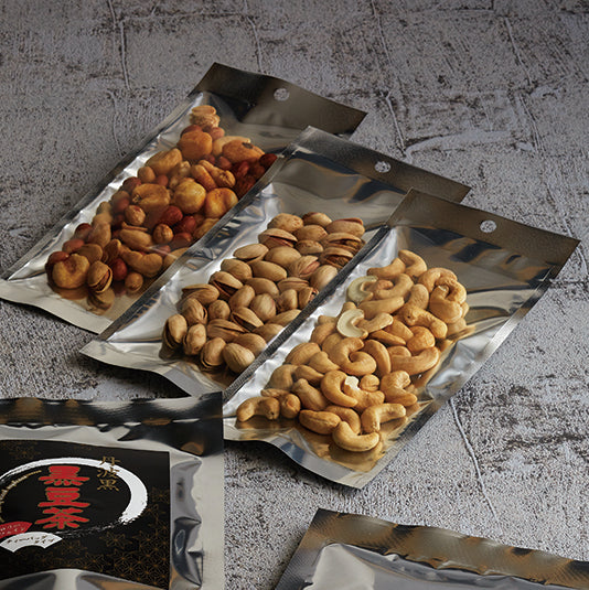 【PH片面アルミ】三方袋表面K-PET#12//CPP#60 裏面ML-PET#12//CPP#60