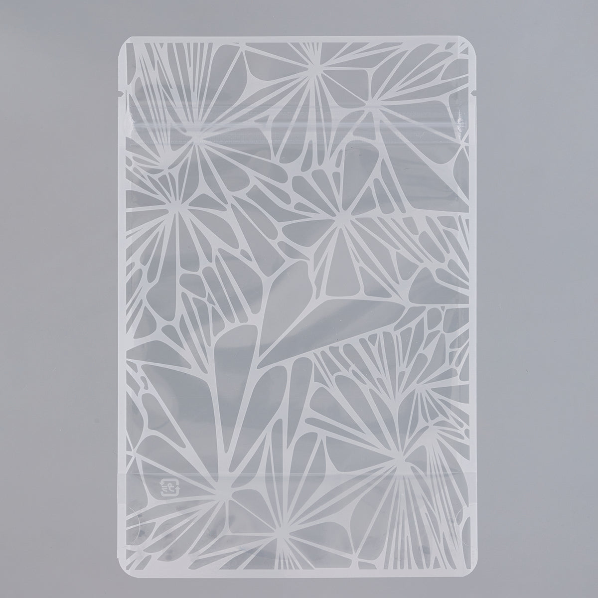 【QW】チャック付スタンドパック袋OP#20//透明蒸着PET#12//CP#50