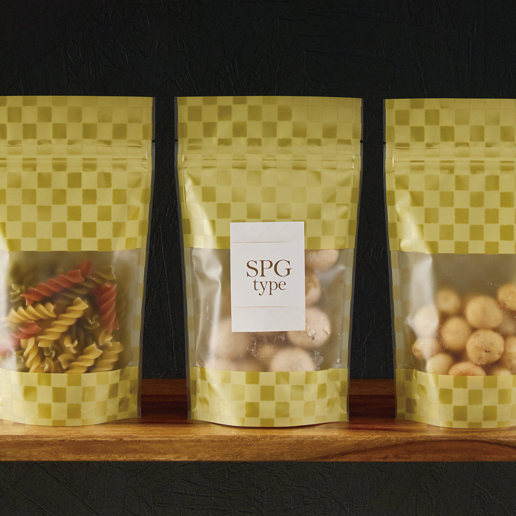 【SPG】チャック付スタンドパック袋マットバリアOP#25//静防LL#70