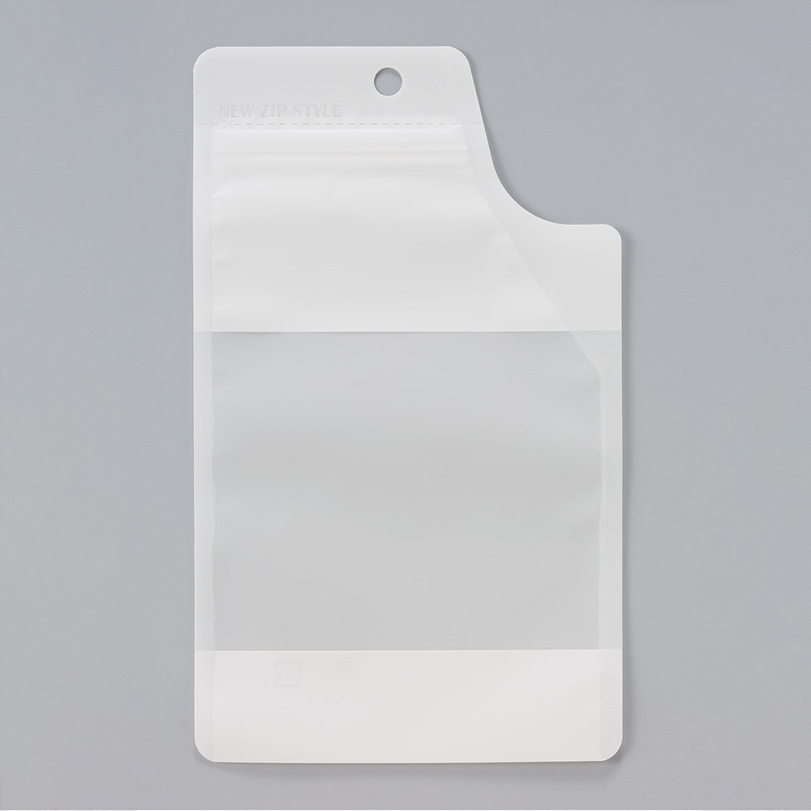 【UW】チャック付三方袋OP#20//透明蒸着PET#12//CP#50