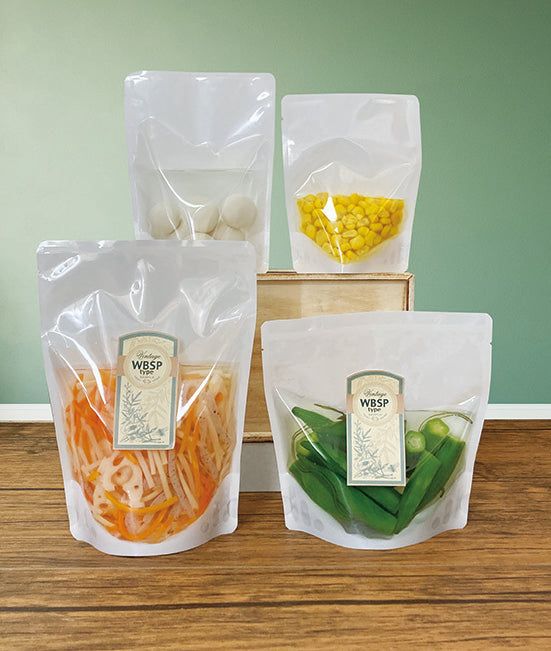 【WBSP】チャック付スタンドパック袋バリアNY#15//LLDPE#100