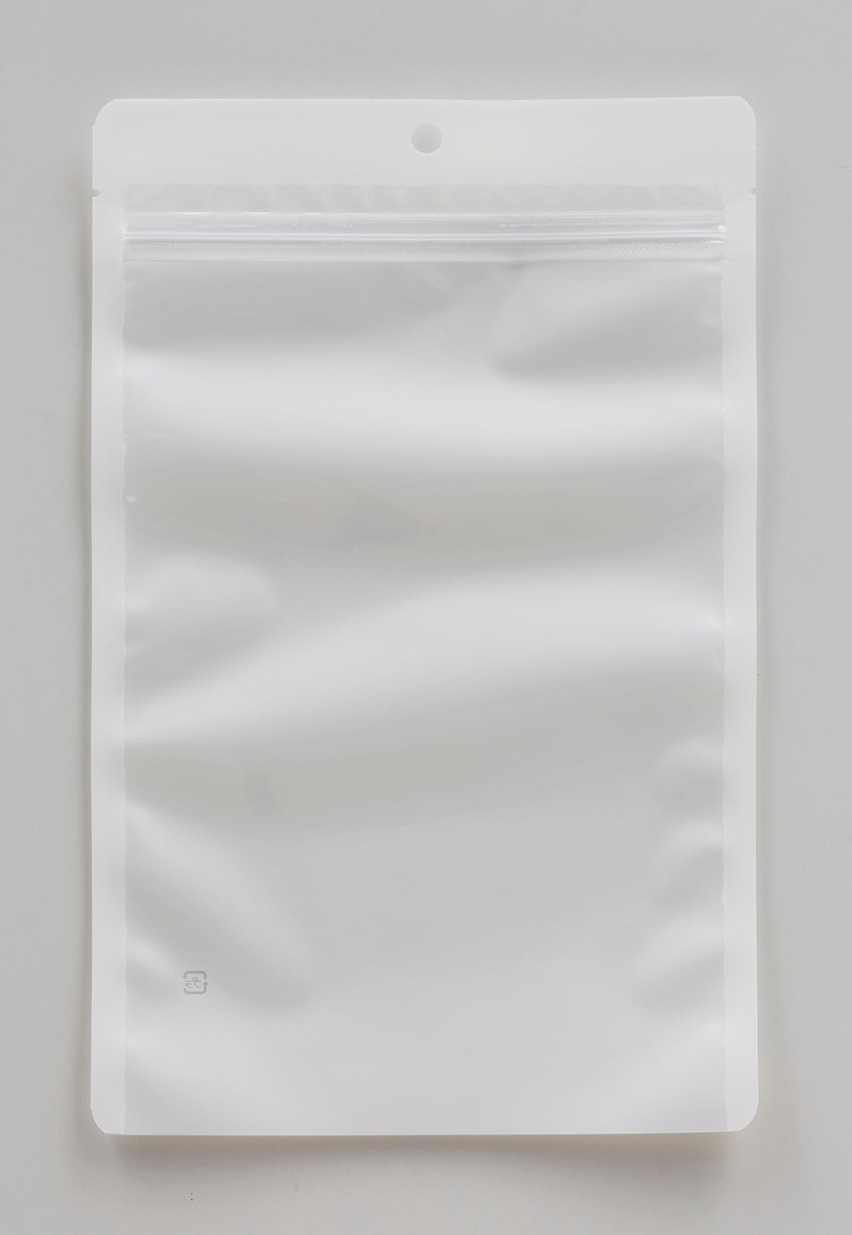 【WMW(白)】チャック付三方袋KOP#20//CPP#50