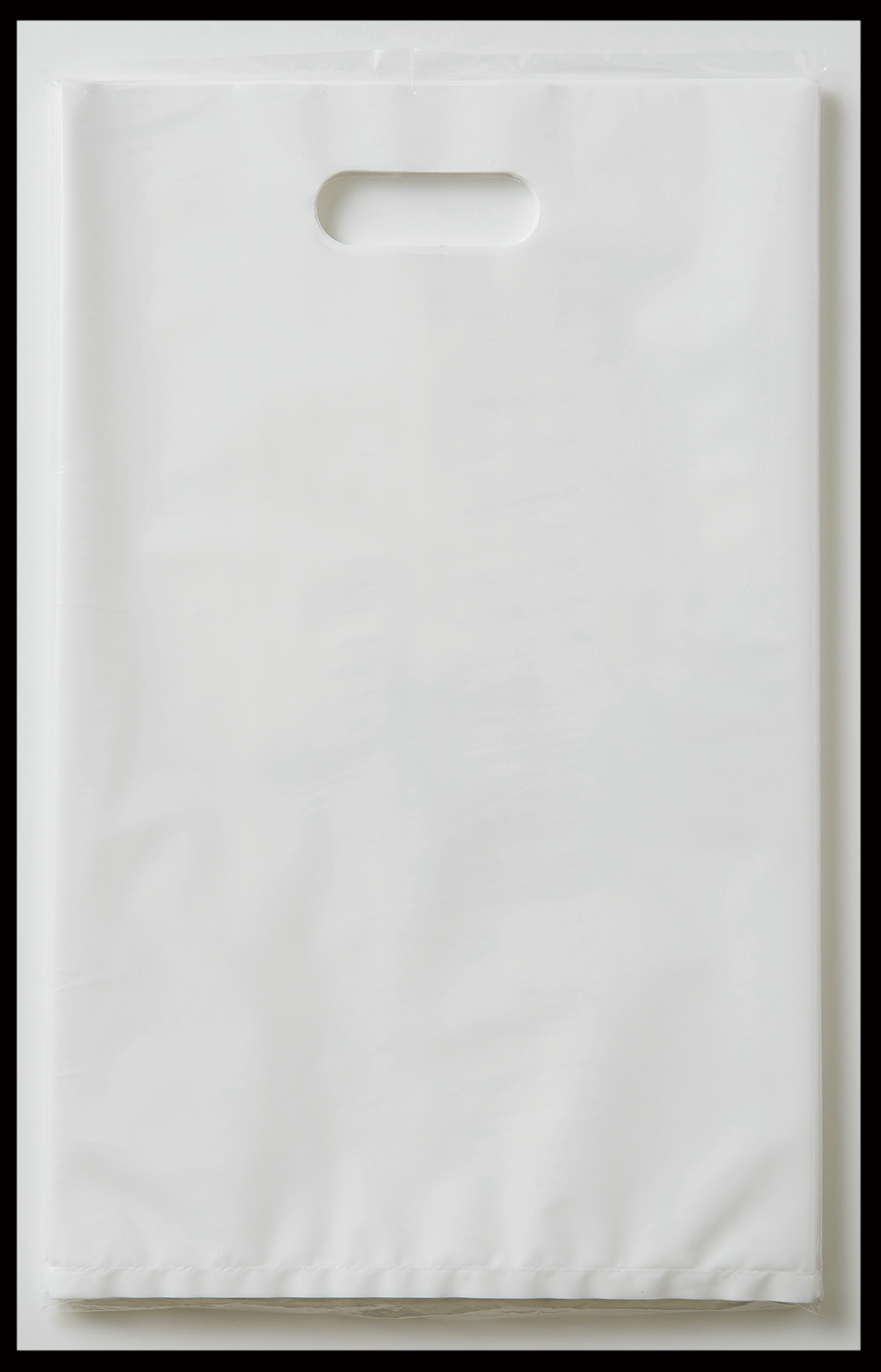 【A3LLW】小判抜き袋LL(ツルツル材質)LLDPE(白)