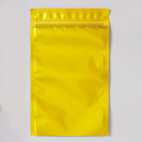 【AG(金)】チャック付三方袋（表）マットバリアOP#20//PET#12//CP#40 （裏）マットOP#20//VMPET#12//CP#40