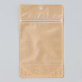 【CH】チャック付スタンドパック袋表 静防透明蒸着PET#12//NY#15/PE#15/LL#60 裏 クラフト50ｇ//透明蒸着PET#12/PE#15/LL#60