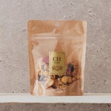 【CH】チャック付スタンドパック袋表 静防透明蒸着PET#12//NY#15/PE#15/LL#60 裏 クラフト50ｇ//透明蒸着PET#12/PE#15/LL#60