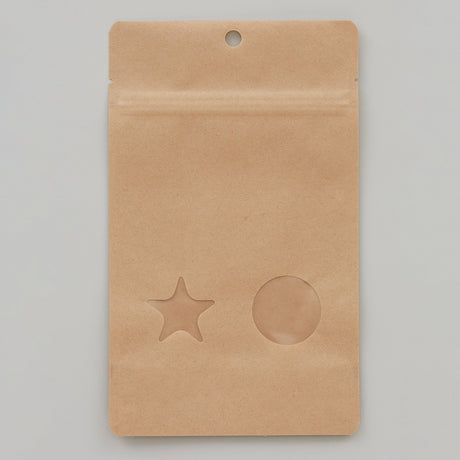 【CRA】チャック付スタンドパック袋ｸﾗﾌﾄ50ｇ/PE#15/透明蒸着PET#12//静防LL#50