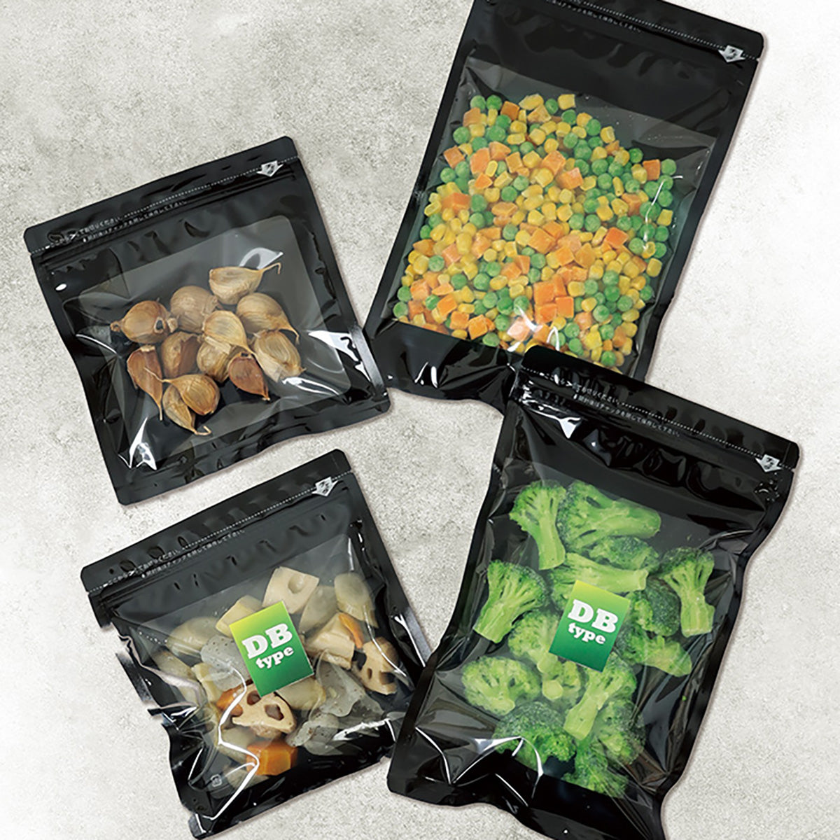 【DB】チャック付き三方袋バリアNY#15//LLDPE#60