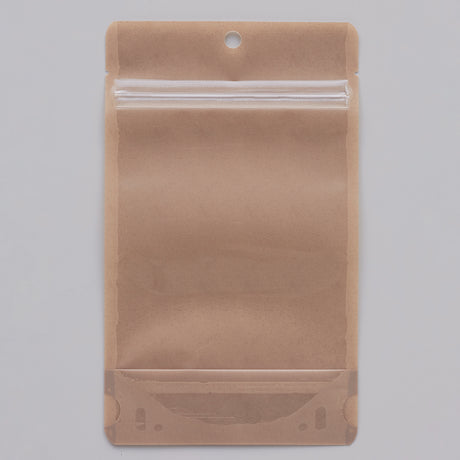 【FK】チャック付スタンドパック袋OP#20//透明蒸着PET#12//CP#50