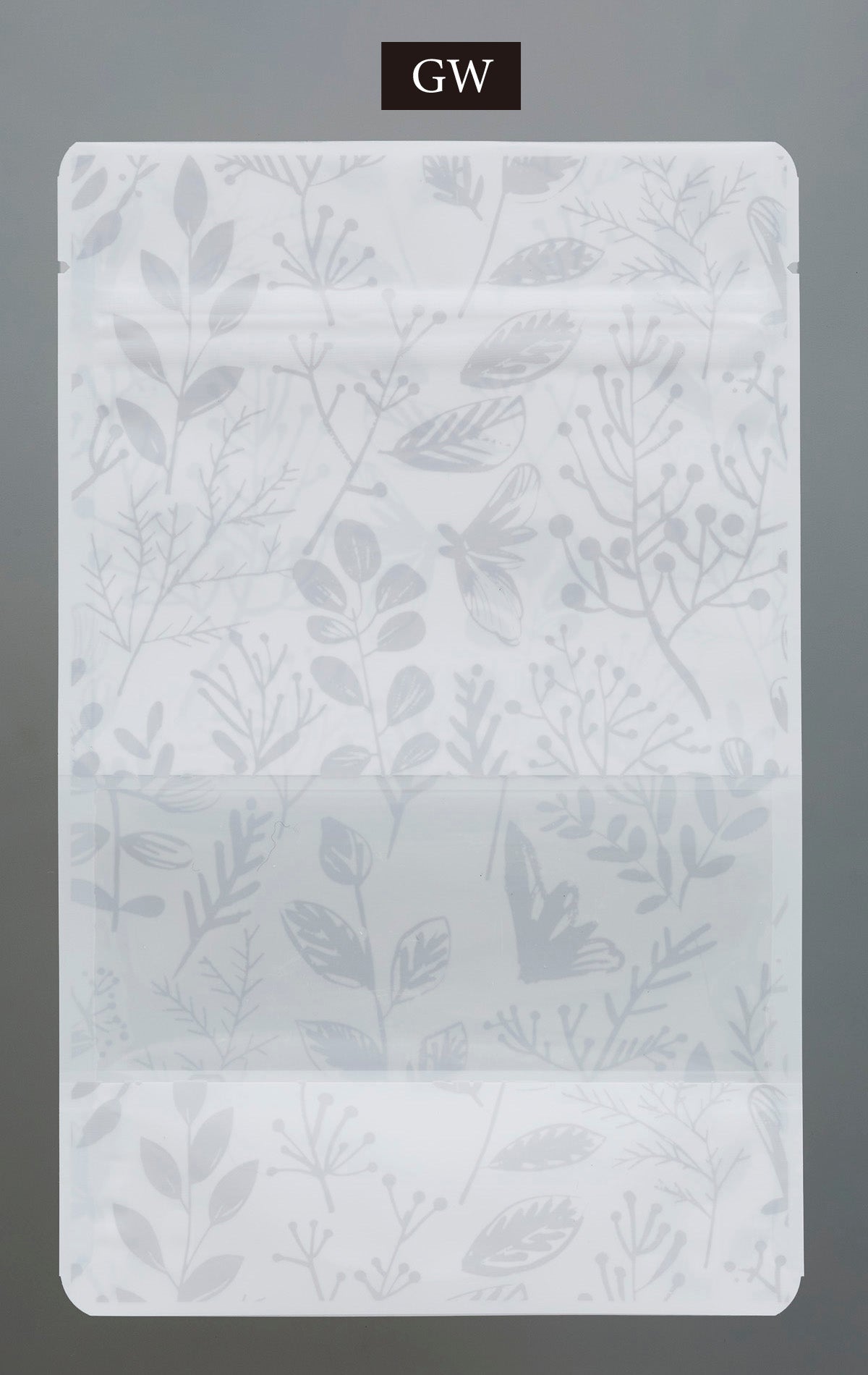 【GG・GW】チャック付スタンドパック袋OP#20//透明蒸着PET#12//CP#50