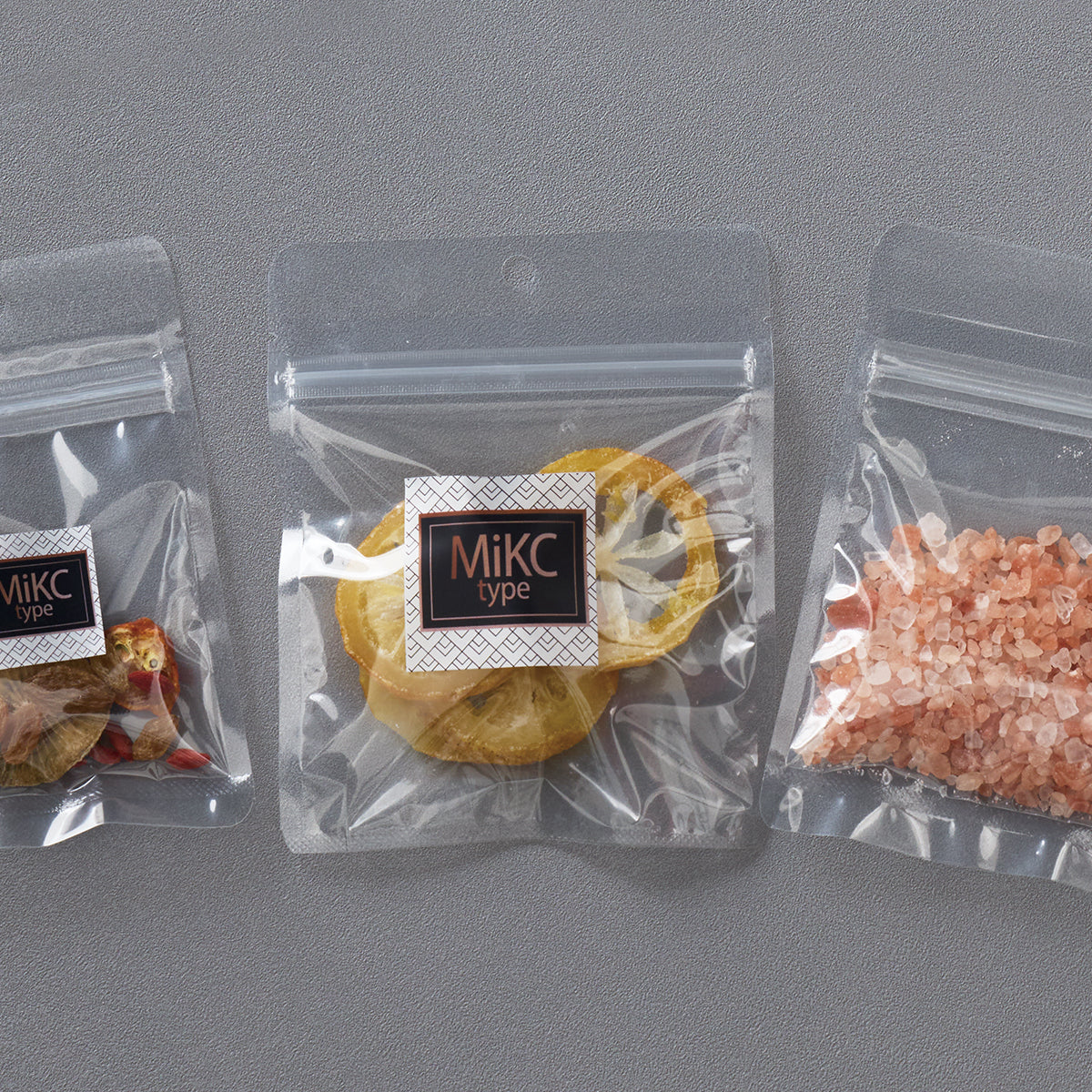 【MiKC】チャック付三方袋バリアNY#15//LLDPE#50