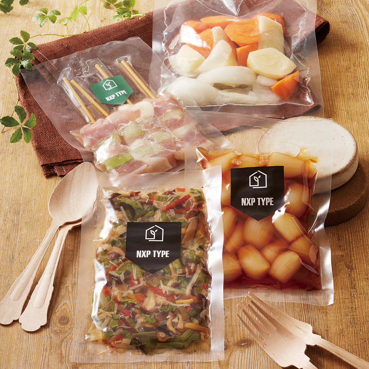 三方袋 透明 ナイロンポリ 厚手 真空包装・冷凍・ボイル対応 食品用