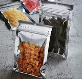 【PHチャック】チャック付三方袋（表）透明蒸着PET#12//CPP#60 （裏）ML-PET#12//CPP#60