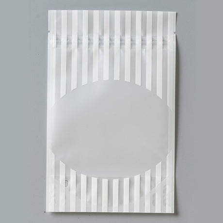 【SMW】チャック付スタンドパック袋マットOP#20／透明蒸着PET#l2/LL#50