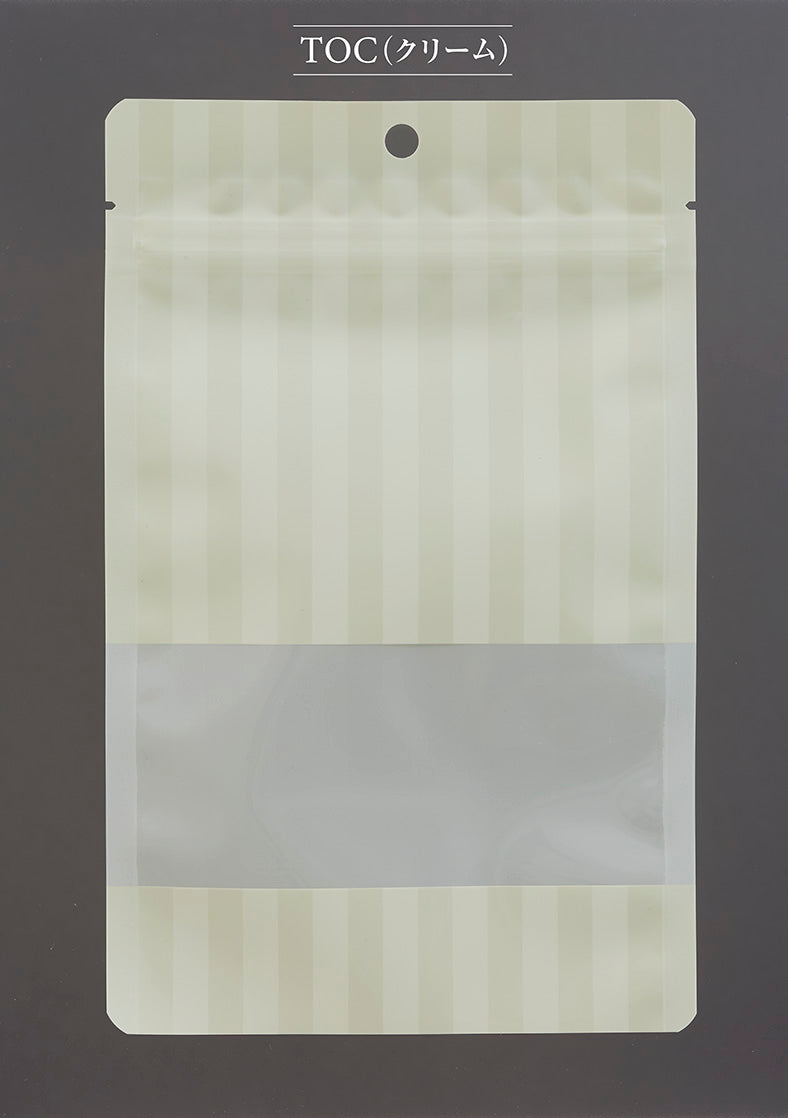 【TOW･TOG･TOS･TOC･TOB】チャック付三方袋KOP#20//CPP#50