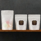 【TPS】チャック付スタンドパック袋七宝紙18g//OP#20//透明蒸着PET#12//LL#40