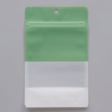 【TWG(薄緑)】チャック付スタンドパック袋OP#20//透明蒸着PET#12//CP#50