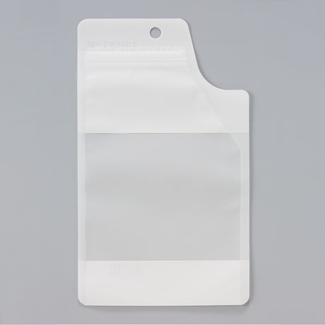 【UW】チャック付三方袋OP#20//透明蒸着PET#12//CP#50