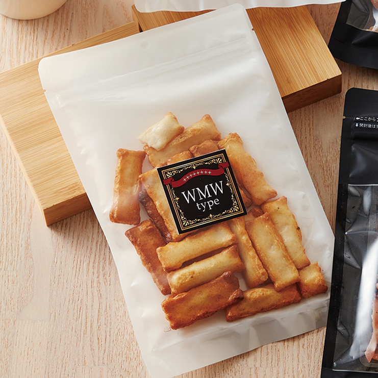 【WMW(白)】チャック付三方袋KOP#20//CPP#50